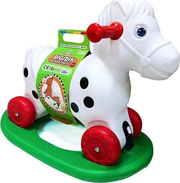 Baby&Toys Tekerlekli Ve Sallanan Dıgıdık At - Image 1