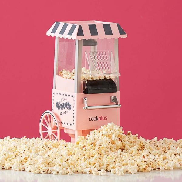 Cookplus Mutfaksever Pembe Mısır Patlatma Popcorn Makinesi - Image 1
