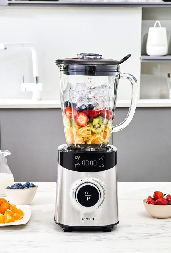 Karaca Dijital Ekran İnox Smoothıe Blender 1800 W - Image 1