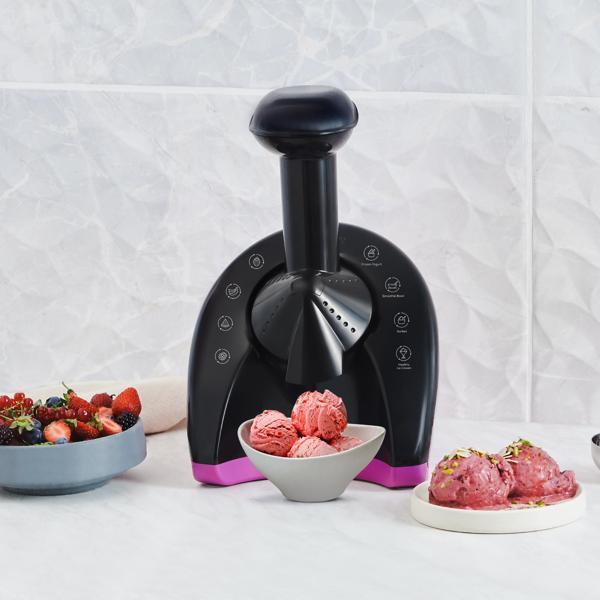 Karaca Frozen Healthy Ice Cream Machine Sağlıklı Dondurma ve Sorbe Makinesi Blush Pink - Image 1