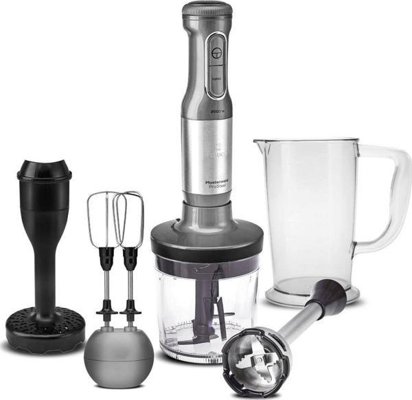 Karaca Mastermaid Prosteel Uzun Blender Ayaklı 6 Bıçaklı Blender Seti Galaxy Grey Inox 2000 W - Image 1