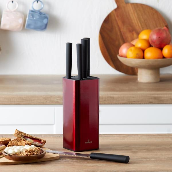 Karaca Grammy Red 6 Parça Bıçak Seti - Image 1