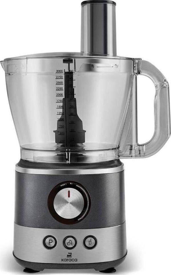 Karaca Inox 14 İn 1 Xxl 3 Litre Hazneli Mutfak Robotu 1000 W - Image 1