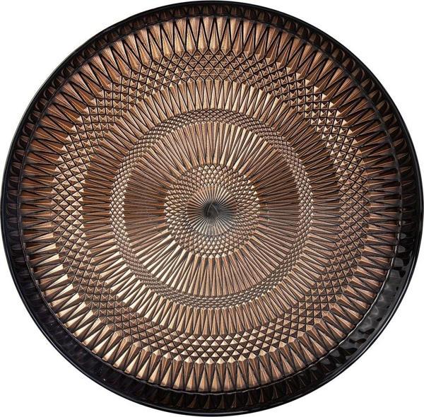 Karaca Palermo Cam Tepsi Bakır 32 Cm - Image 1