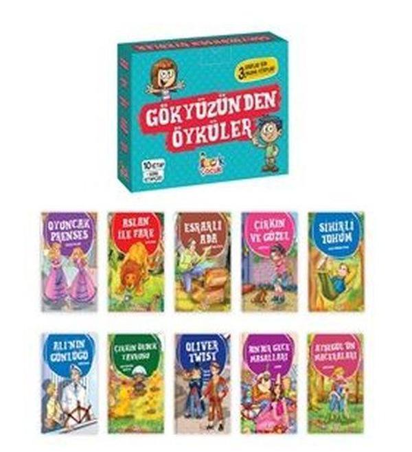 Gökyüzünden Öyküler Seti - 10 Kitap+ Soru Kitapçığı Takım - Bıcırık Yayınları - Image 1