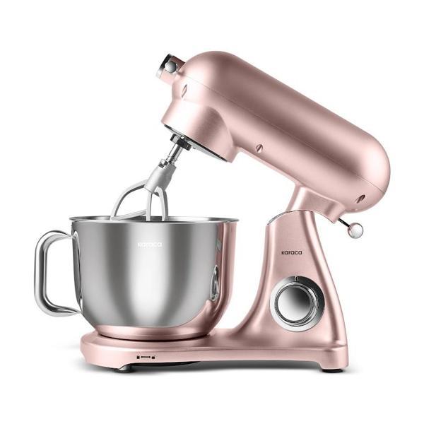 Karaca Powercast Chef Döküm Hamur Yoğurma Makinesi  Rosegold 1800W 6,2L - Image 1