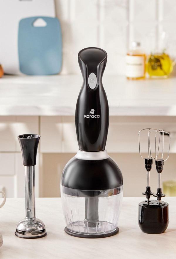 Karaca Profoodmix 3'Lü Blender Set Siyah 1000W 153.09.01.0995-1 - Image 1