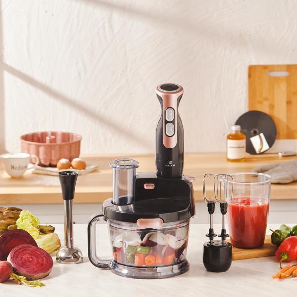 Karaca Pro-Multimax 1001 Black Rose Robot Blender Set - Image 1