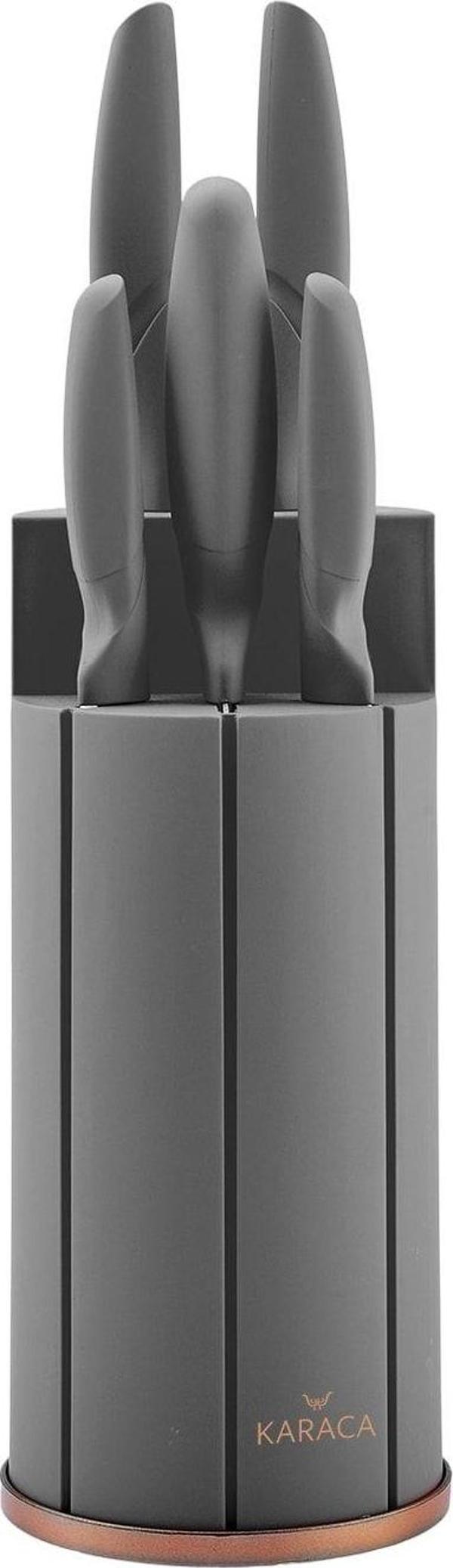 Karaca Proofcut Gray 6 Parça Standlı Bıçak Seti - Image 1