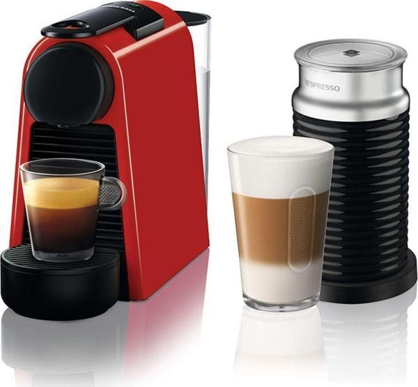 Nespresso D35 Essenza Mini Kırmızı Kahve Makinesi Ve Süt Köpürtücü Aksesuar - Image 1