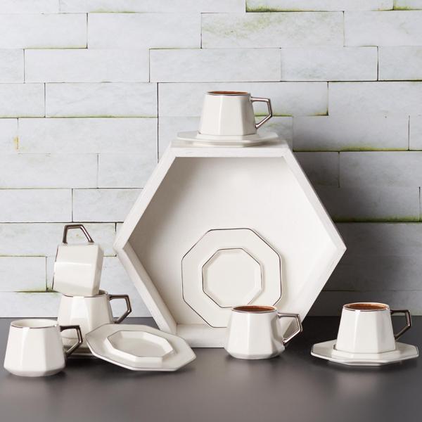 Karaca Zeher 6 Kişilik Kahve Fincanı Takımı 90 ml - Image 1