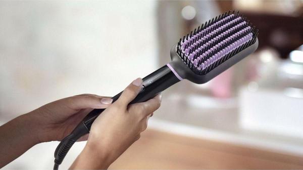 Philips Uzunkaya Stylecare Essential Isıtmalı Düzleştirme Fırçası - Image 1