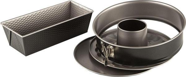 Tefal J174S2 Easybake 3 Parça Kek Kalıbı Seti (Savarin / Dikdörtgen / Kelepçeli) - Image 1