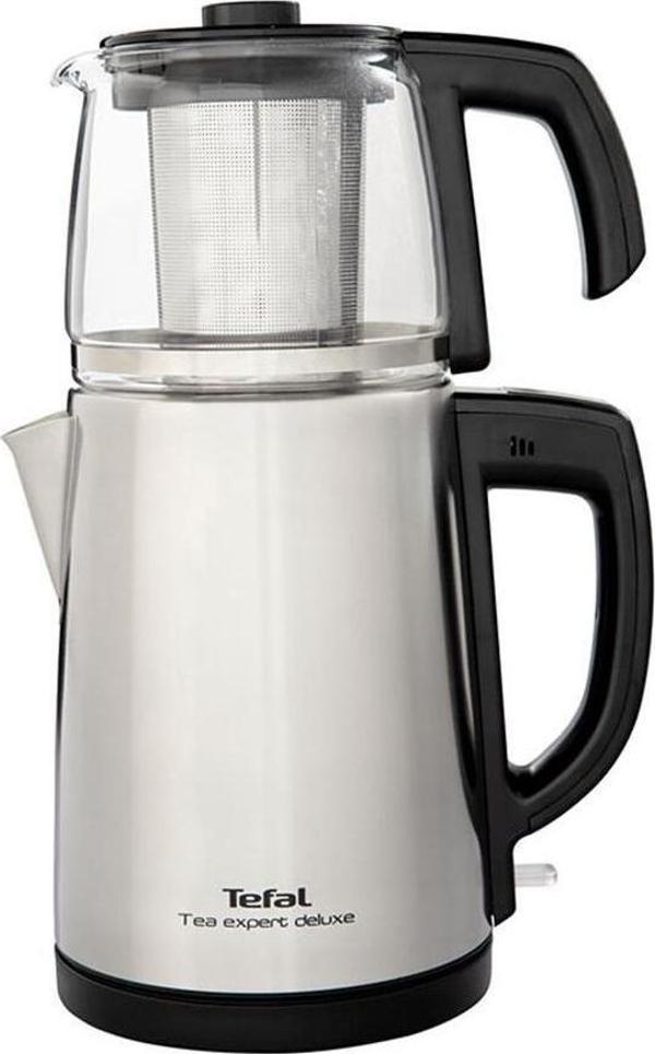 Tefal Bj5108Tr Tea Expert Deluxe Paslanmaz Çelik Demlikli Çay Makinesi 1650 Watt - Image 1