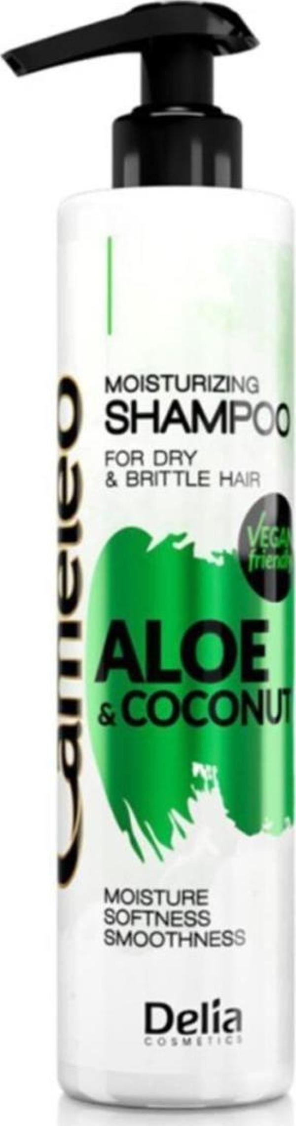 Delia Cosmetics Cameleo Aloe & Coconut Nemlendirici Şampuan 250 ml Vegan - Image 1