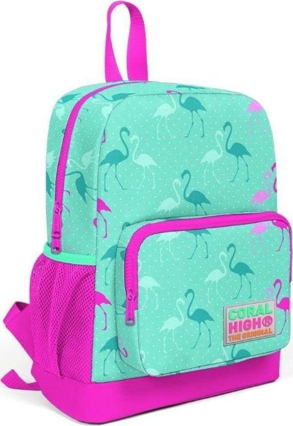 Coral High Flamingo Baskılı Anaokul ve İlkokul 1.Sınıf Okul Çantası - Image 1