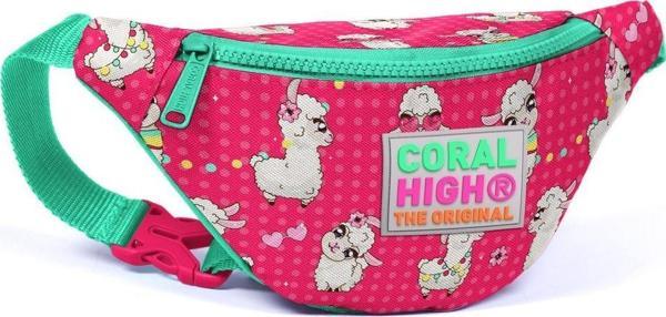 Coral High Kids Bel Çantası Lama Desenli - Pembe - Kız Çocuk 22564 - Image 1