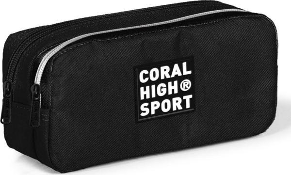 Coral High Sport İki Gözlü Siyah Kalem Çantası - Image 1