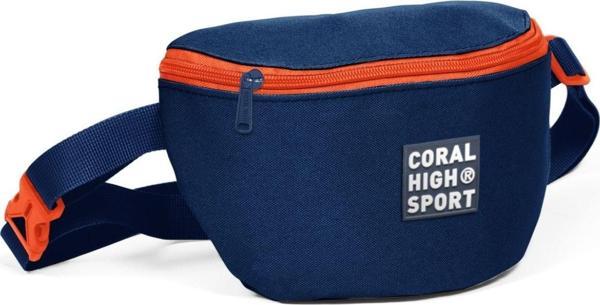 Coral High Sport Lacivert İki Bölmeli Bel Çantası - Image 1