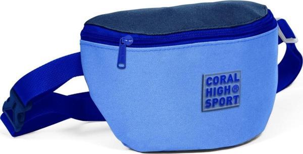 Coral High Sport Mavi-Lacivert İki Bölmeli Bel Çantası - Image 1