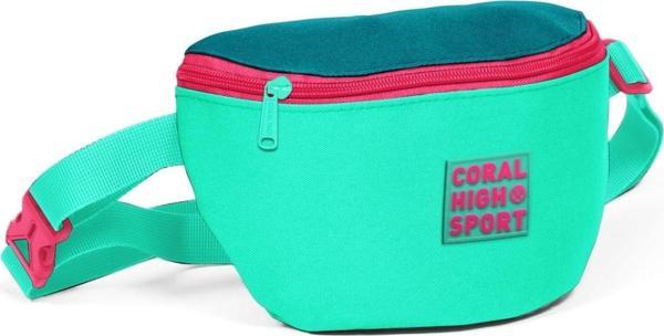 Coral High Sport Su Yeşili İki Bölmeli Bel Çantası - Image 1