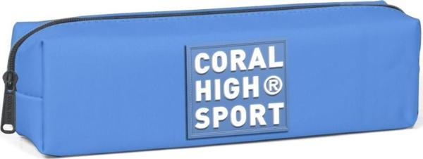 Coral High Sport Tek Bölmeli Açık Mavi Kalemlik - Image 1