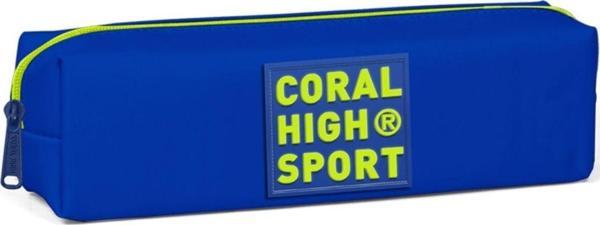 Coral High Sport Tek Bölmeli Koyu Mavi Kalemlik - Image 1