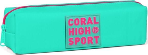 Coral High Sport Tek Bölmeli Su Yeşili Kalemlik - Image 1