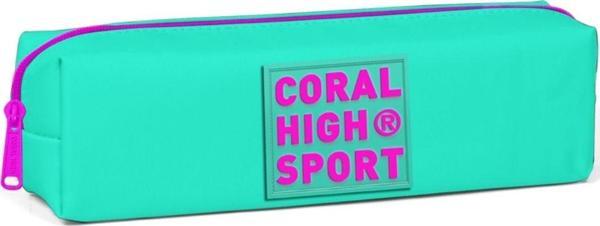 Coral High Sport Tek Bölmeli Yeşil Kalemlik - Image 1