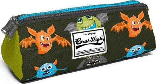 Coral High Üç Gözlü Koyu Yeşil Uçak Yaratıklar Erkek Çocuk Kalemlik - Image 1