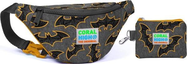 Coral High Yarasa Baskılı Bel Çantası Seti - Erkek Çocuk - Image 1
