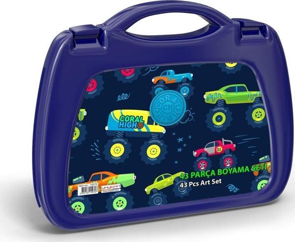 Coral High Erkek Çocuk Off Road Boyama Seti (43 Parça) - Image 1