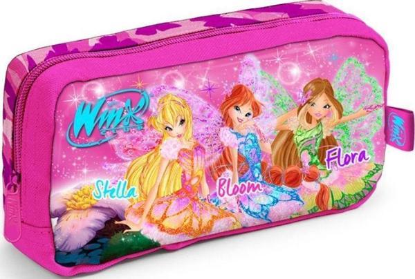 Winx Club Kızları Tek Bölmeli Kalem Çantası - Image 1