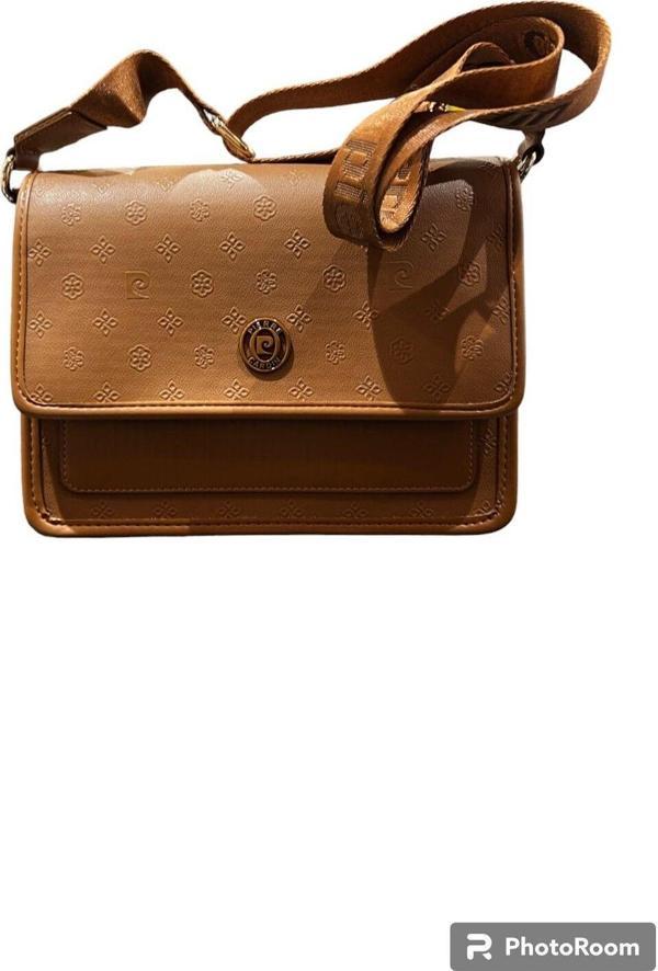 Pierre Cardin Monogram Taba Kadın Çapraz Askılı Çanta 05Pc24Y534-Mn - Image 1