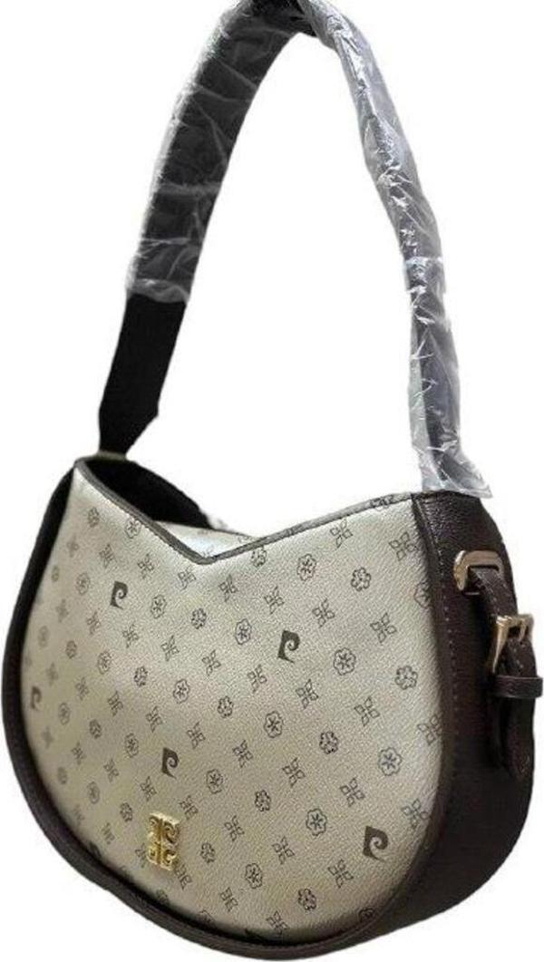 Pierre Cardin P.C Byn Cnt Pıerre Cardın  Monogram Desenli Kadın Omuz Çantası - Image 1