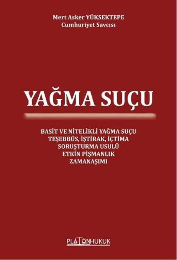Yağma Suçu - Platon Hukuk Yayınevi - Image 1
