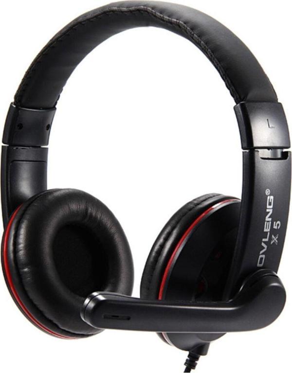Ovleng X5 Pc Üzerinden Kulak Üstü Kulaklık 3.5mm Güçlü Bas Stereo Kulaklık Kulaklık - Image 1