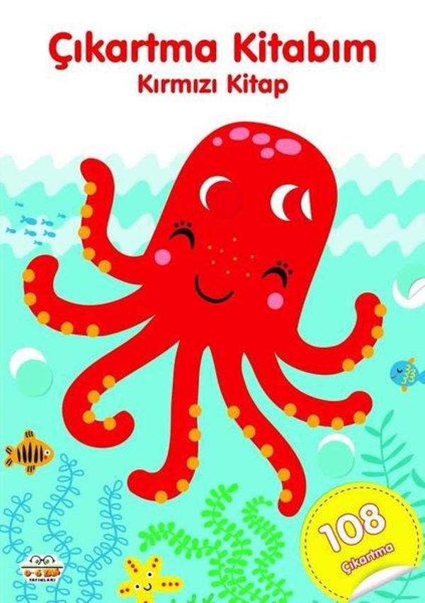 Çıkartma Kitabım - Kırmızı Kitap - 0-6 Yaş Yayınları - Image 1