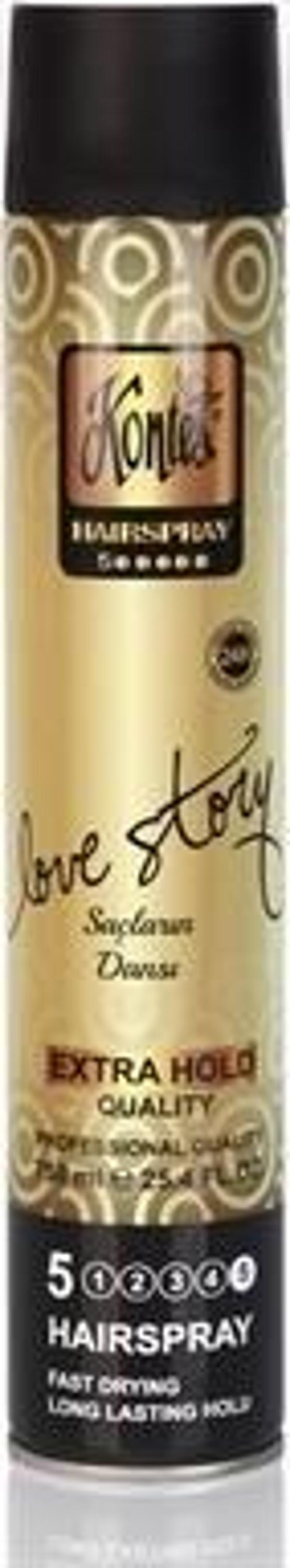 Kontes Sert Saç Spreyi 900 Ml - Image 1