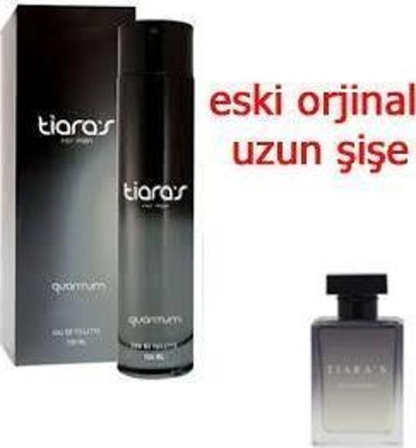 Tiaras Quantum Erkek Parfümü EDT 100 ml Uzun Şişe - Image 1
