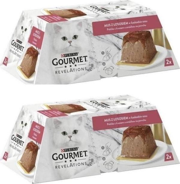 Gourmet Revelations Somonlu Kedi Konservesi (2x57 Gr) x 2 Paket - Image 1