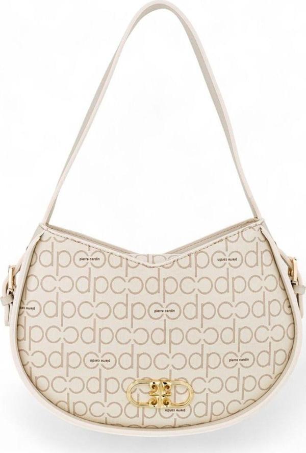 Pierre Cardin Monogram Bej Kadın Omuz Çantası 05Pc24Y536-Pmn - Image 1