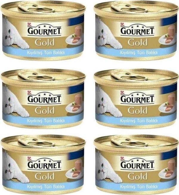 Pro Plan Gourmet Gold Kıyılmış Ton Balıklı Kedi Konservesi 85 Gr x 6 Adet - Image 1