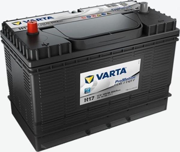 Varta Akü 12V 105 Ah Amper 800A Black Promotive H17  - Image 1