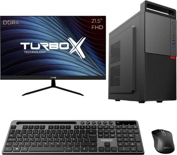 Turbox Tx5177 i5 7400 32GB DDR4 512GB SSD 21.5 inç FHD Monitör Masaüstü Kurumsal Ofis Bilgisayarı - Image 1
