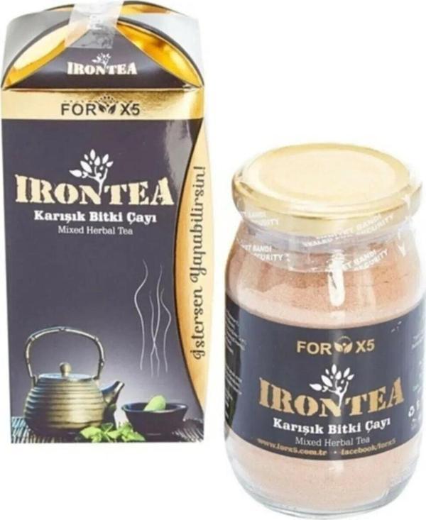İroni For X5 Iron Tea Karışık Bitki Çayı 2 X 250 Ml - Image 1