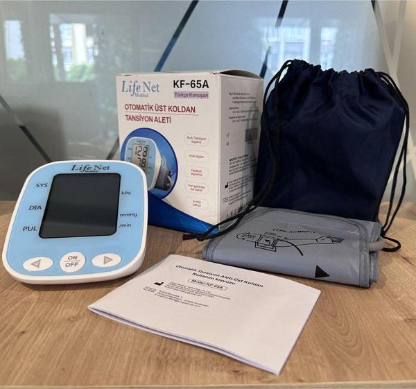 Life Net Medikal Türkçe Konuşan Kol Tipi Dijital Tansiyon Aleti Kf-65A - Image 1