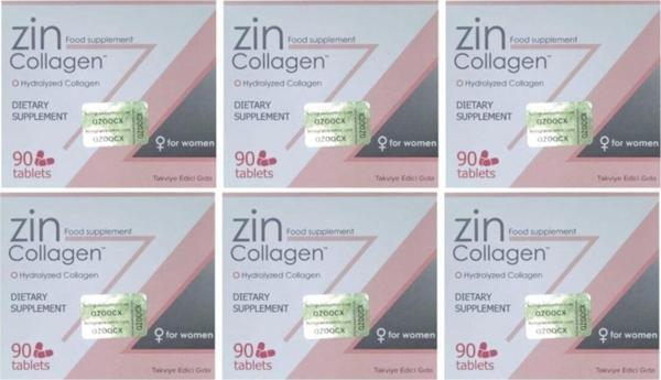 Noche Collagen Allezin Food Supplement 90 Tablet 6 Adet Li - Image 1