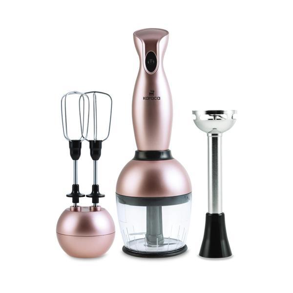 Karaca Pro-Midi 3'lü Blender Set Rosegold 1000W - Image 1