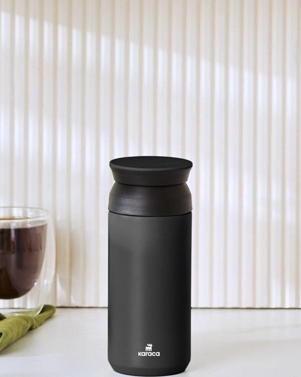 Karaca Rainbow Siyah Paslanmaz Çelik Termos 350Ml (8 Saate Kadar Sıcak/Soğuk Tutma) - Image 1